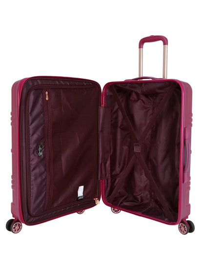 Jewel Plaid Luggage Collection in Violet - Jessica Simpson Home