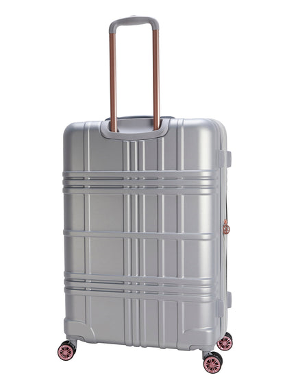 Jewel Plaid Luggage Collection in Silver - Jessica Simpson Home