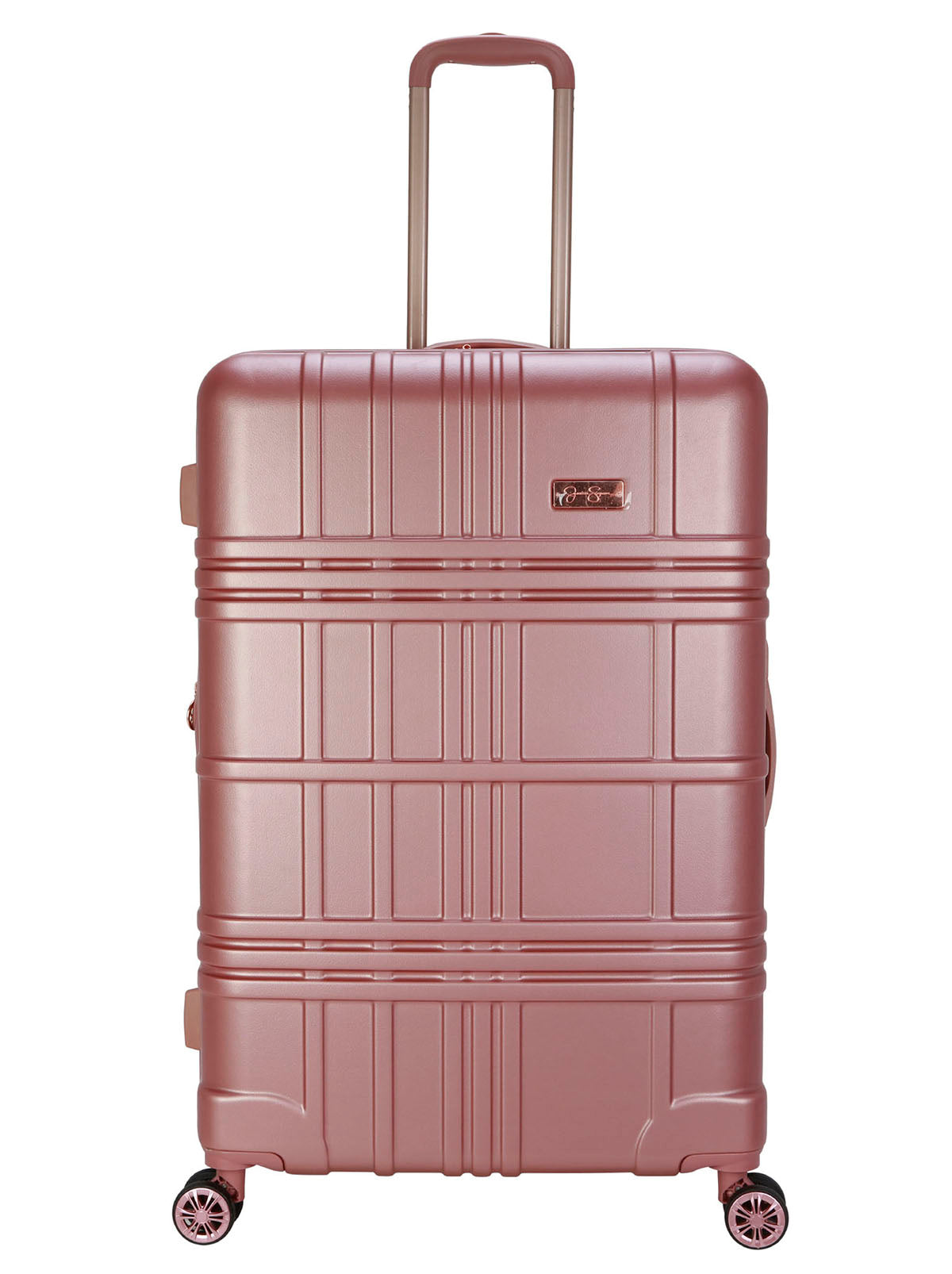 Jewel Plaid Luggage Collection in Rose Gold - Jessica Simpson Home