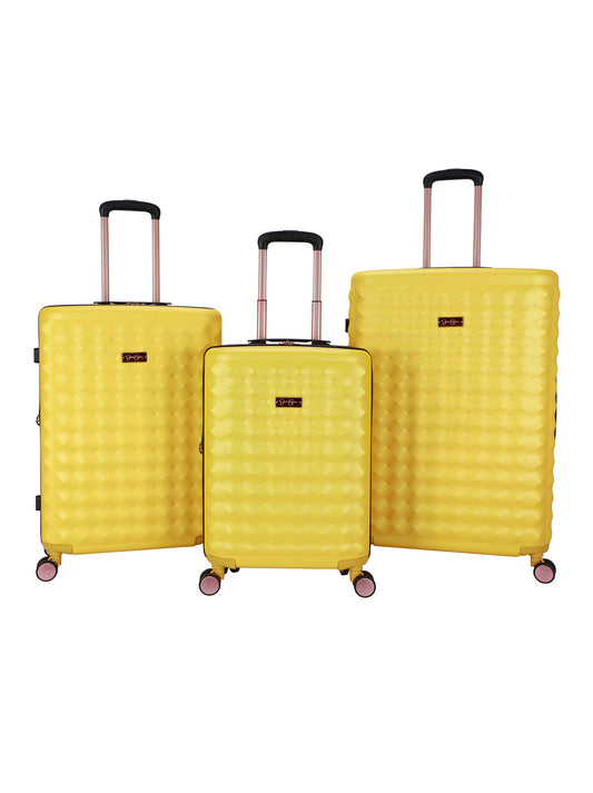 Vibrance Luggage Collection in Yellow - Jessica Simpson Home