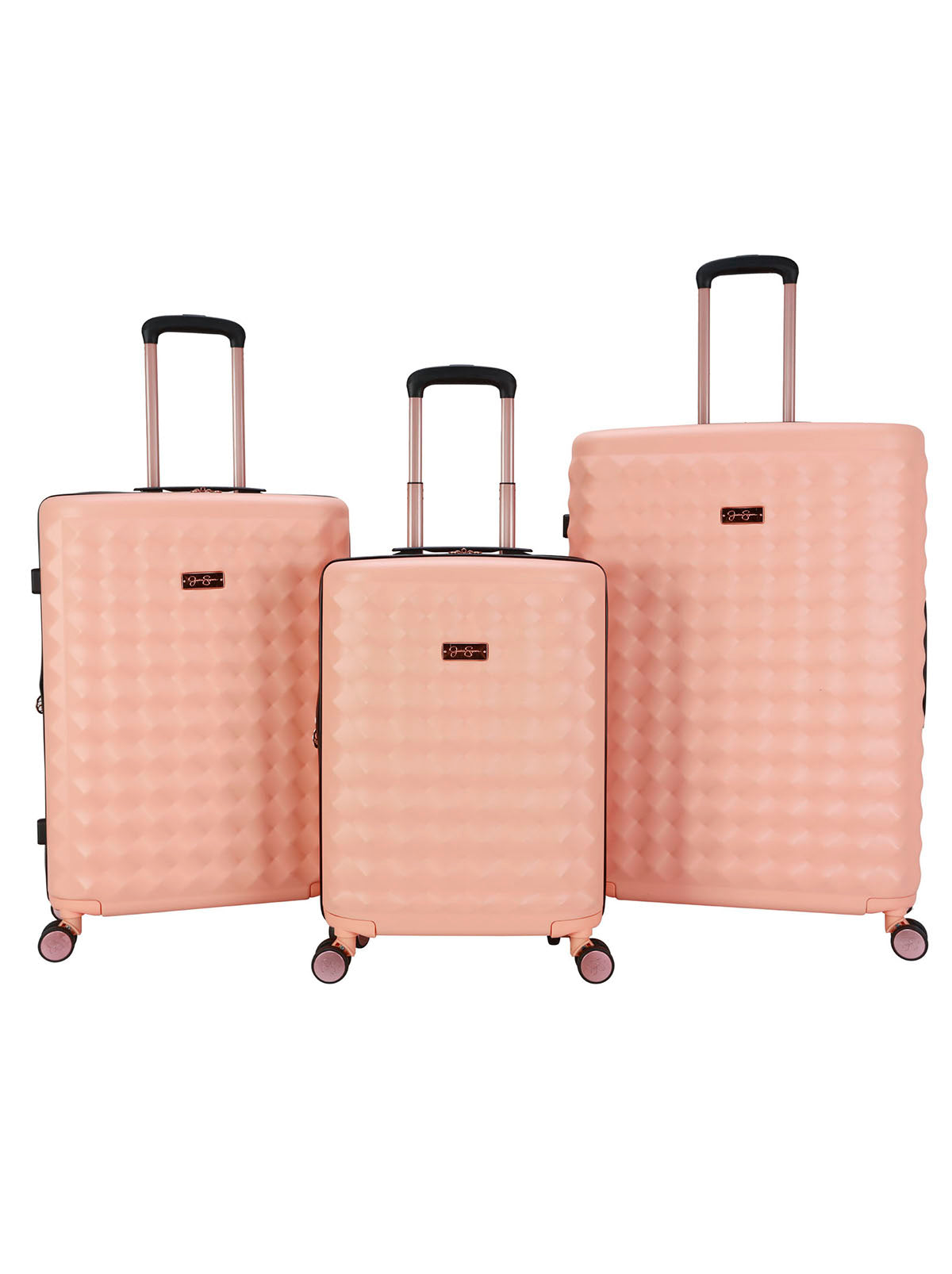 Vibrance Luggage Collection in Papaya Punch - Jessica Simpson Home
