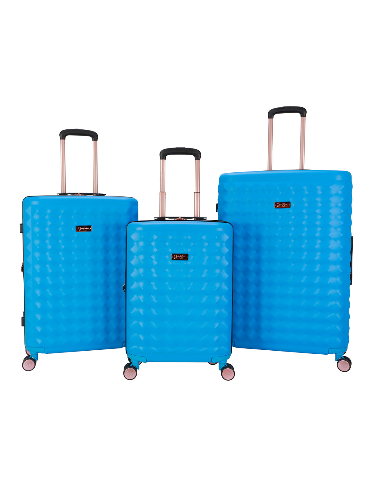 Vibrance Luggage Collection in Swedish Blue - Jessica Simpson Home