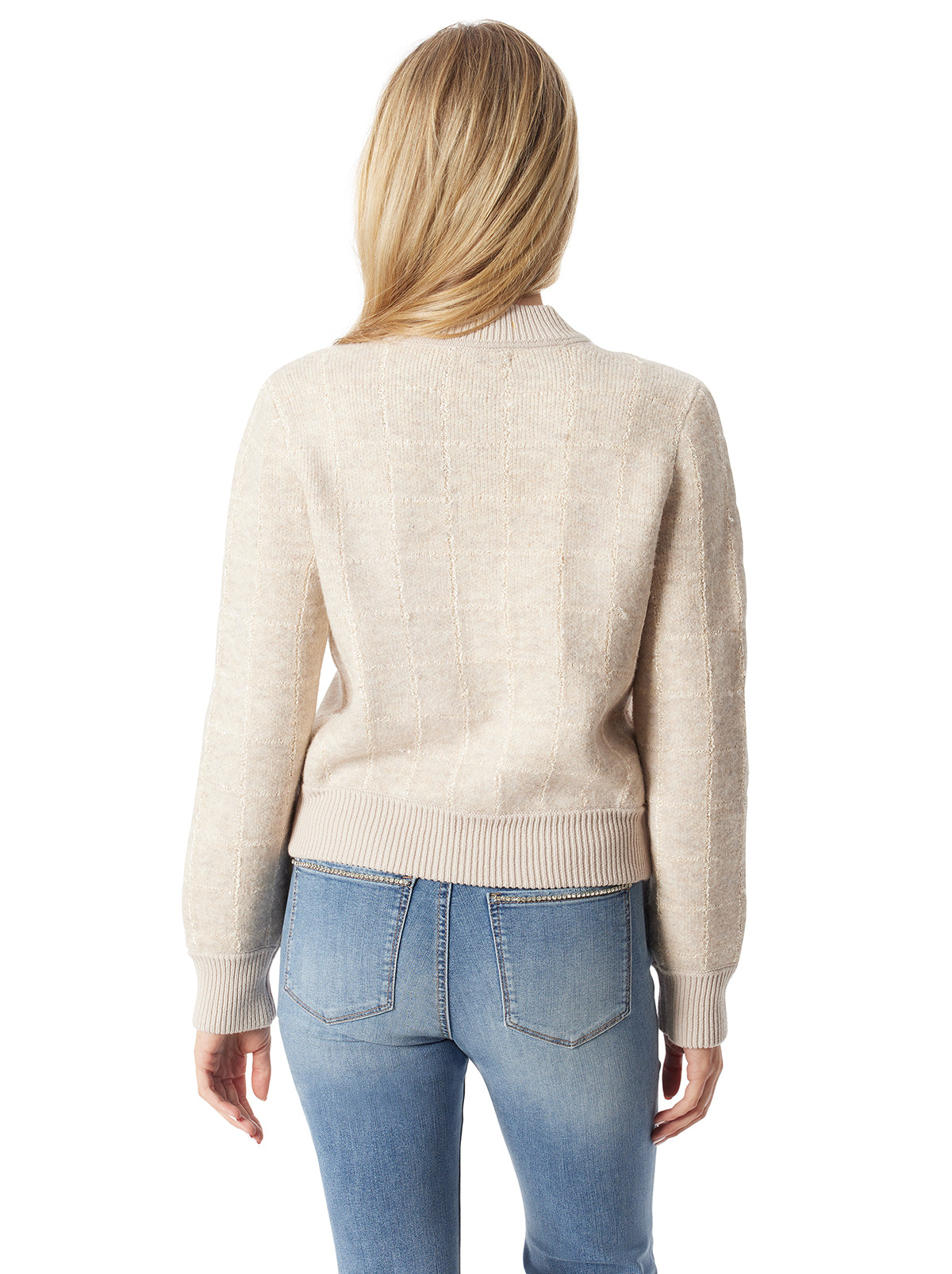 Sylviana Bomber Jacket in Natural Combo - Jessica Simpson Women