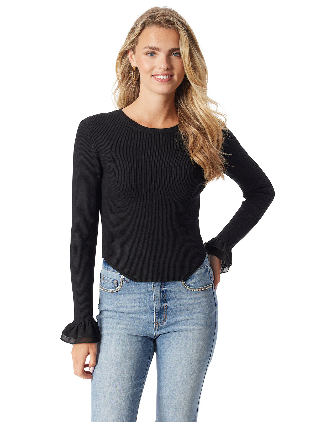 Nala Sweater in Black - Jessica Simpson Women