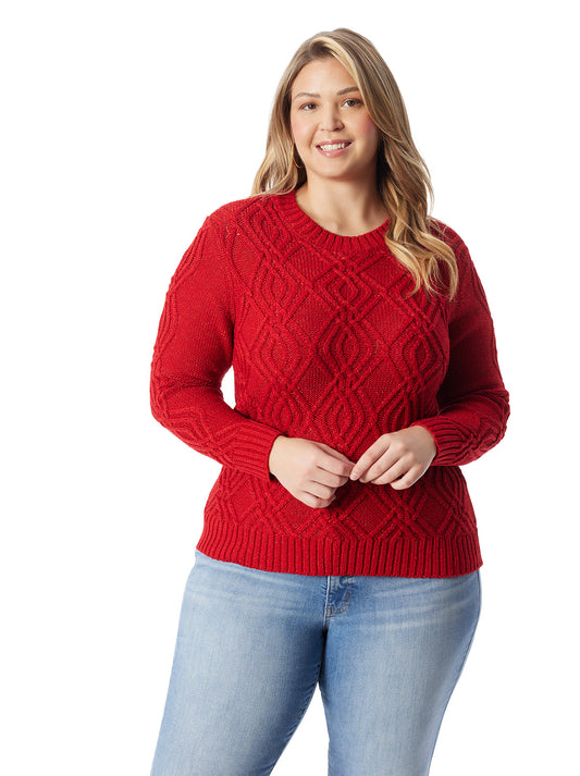 Ayaan Sweater in Scarlet Sage - Jessica Simpson Women