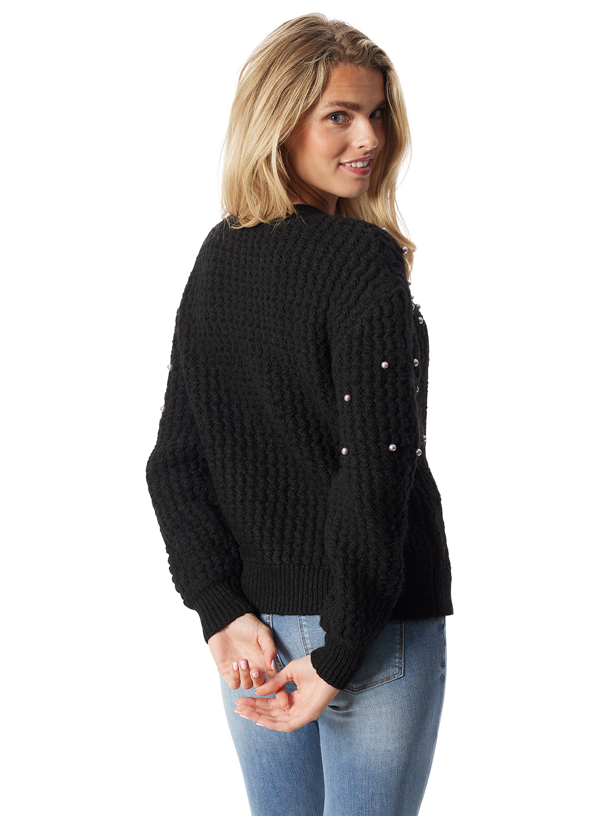 Kamari Sweater in Black - Jessica Simpson Women