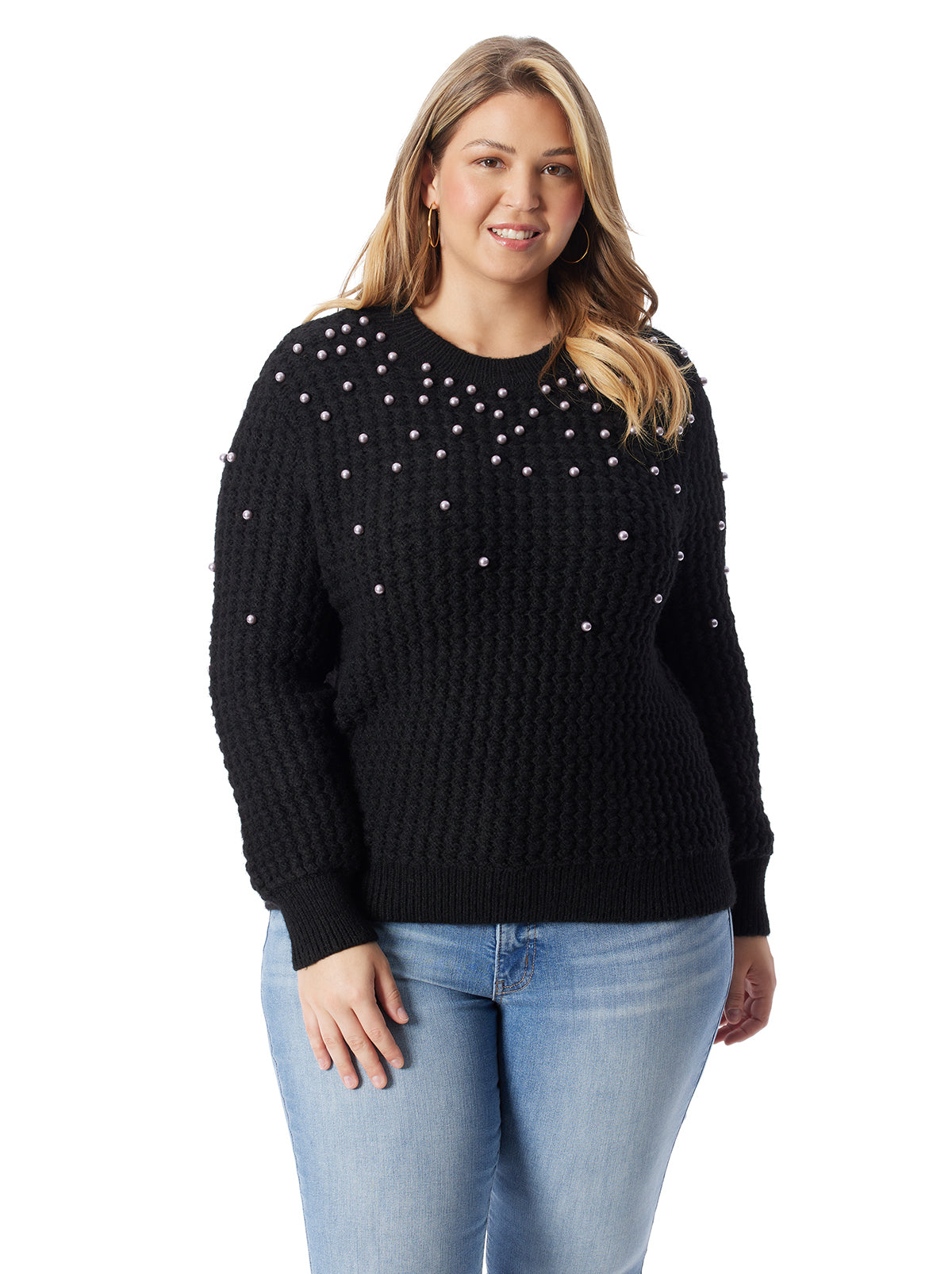 Kamari Sweater in Black - Jessica Simpson Women