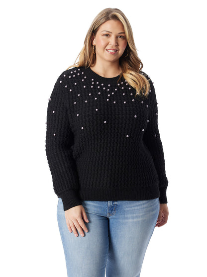 Kamari Sweater in Black - Jessica Simpson Women