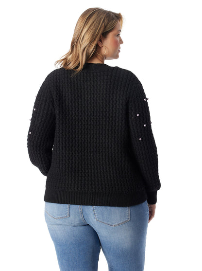 Kamari Sweater in Black - Jessica Simpson Women