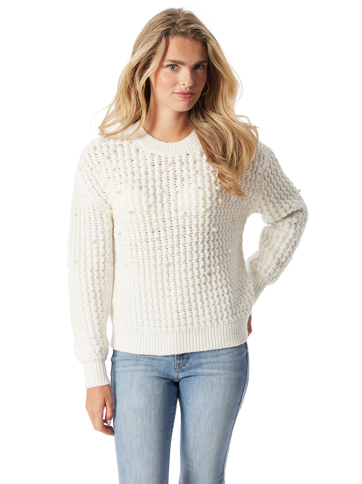 Kamari Sweater in Gardenia - Jessica Simpson Women