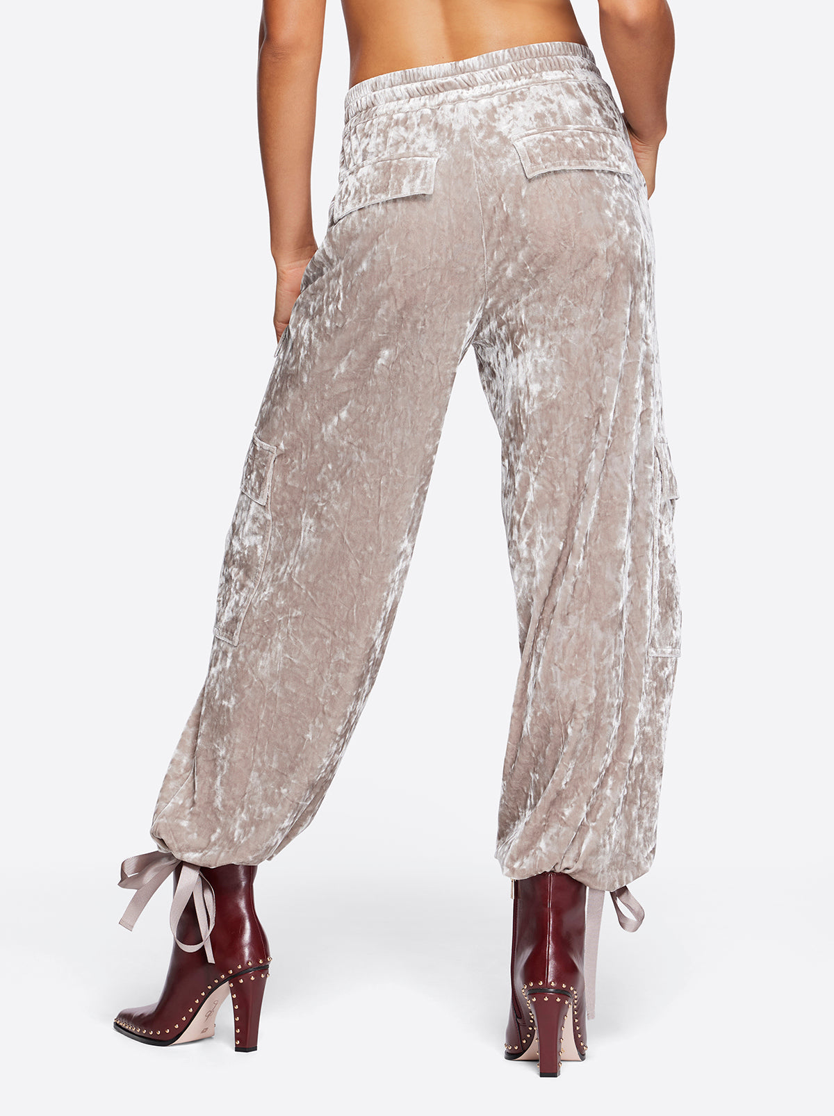 Velvet Cargo Pant in Pearl Grey - Jessica Simpson Women
