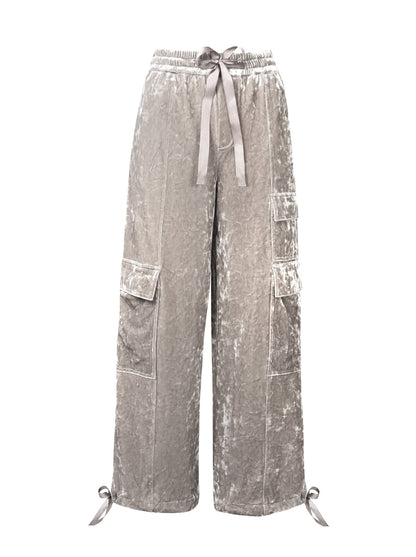 Velvet Cargo Pant in Pearl Grey - Jessica Simpson Women