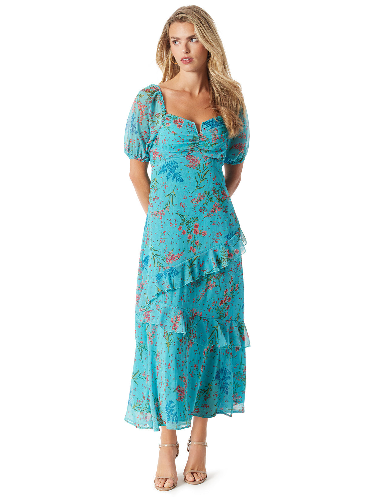 Aberash Dress in Baltic-Field Floral - Jessica Simpson Women