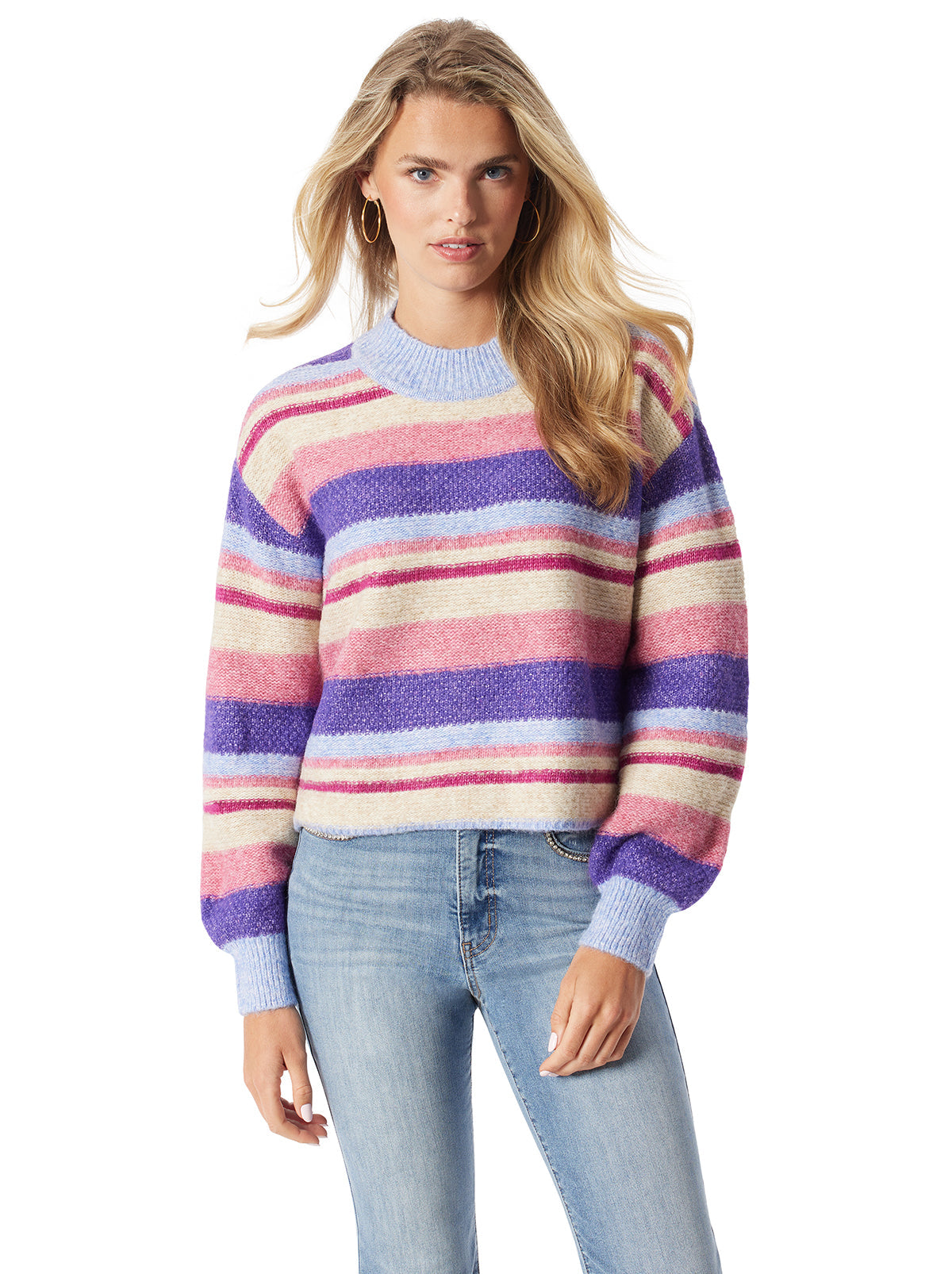 Portia Sweater in Baby Lavender - Jessica Simpson Women