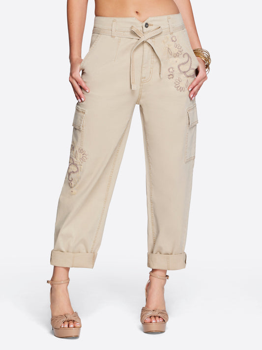 Allie Cargo Pant in Khaki - Jessica Simpson Women