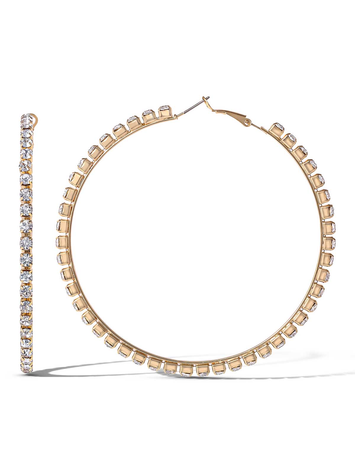 Crystal Hoop Earring - Jessica Simpson Accessories