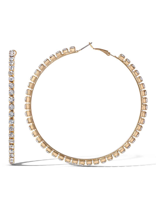 Crystal Hoop Earring - Jessica Simpson Accessories