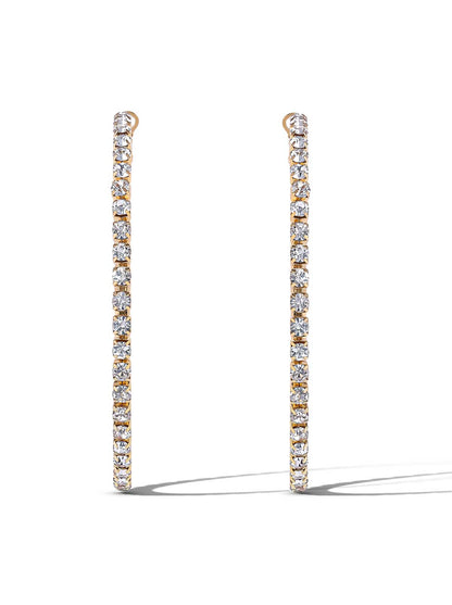 Crystal Hoop Earring - Jessica Simpson Accessories