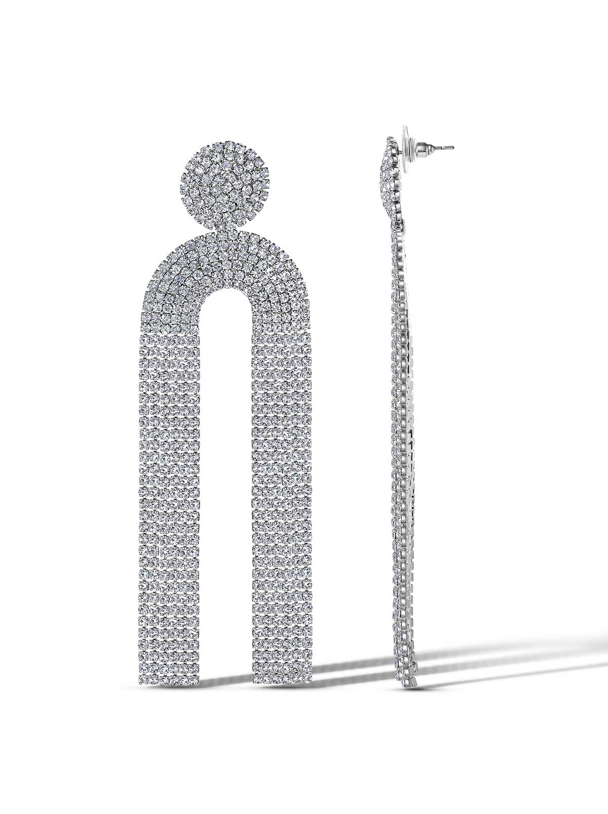 Pave Tassel Earring - Jessica Simpson Accessories