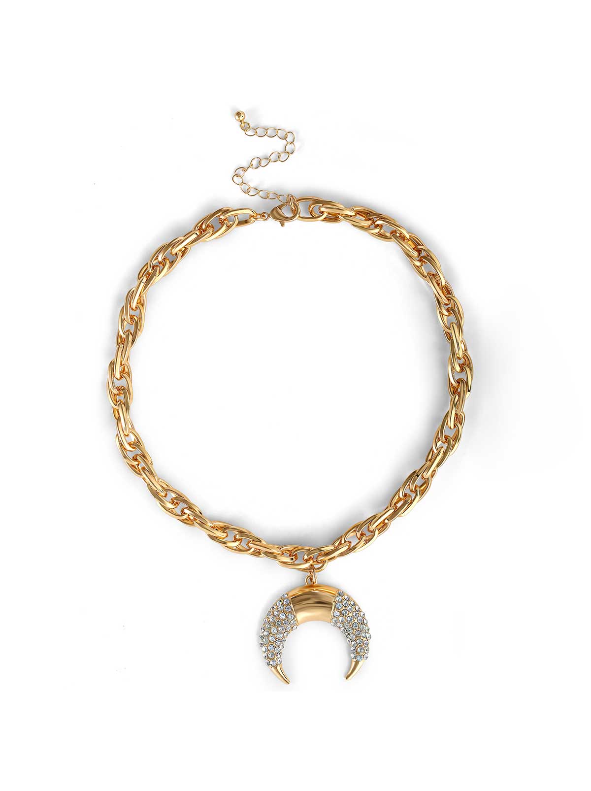 Pave Horn Necklace - Jessica Simpson Accessories