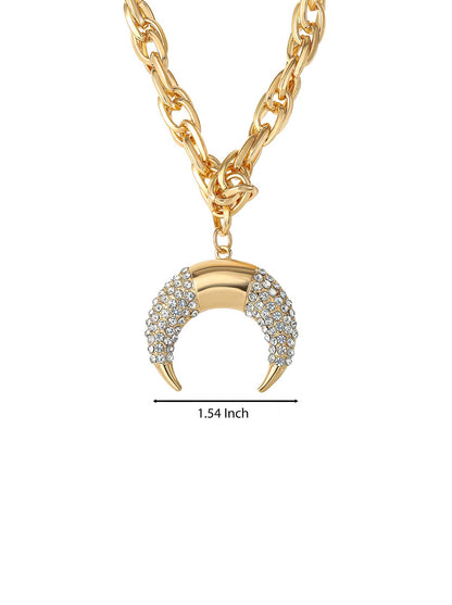 Pave Horn Necklace - Jessica Simpson Accessories