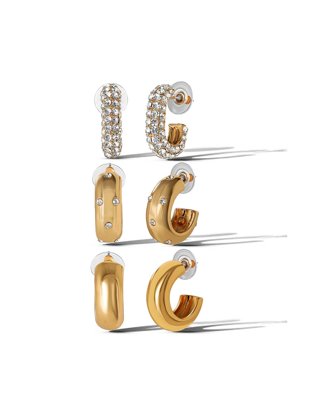 3 Hoop Earring Set - Jessica Simpson Accessories