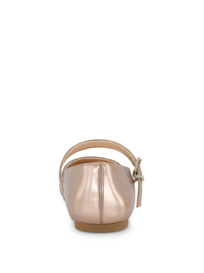 Little Girls' Amy Double Strap Ballet Flat in Champagne - Jessica Simpson Women
