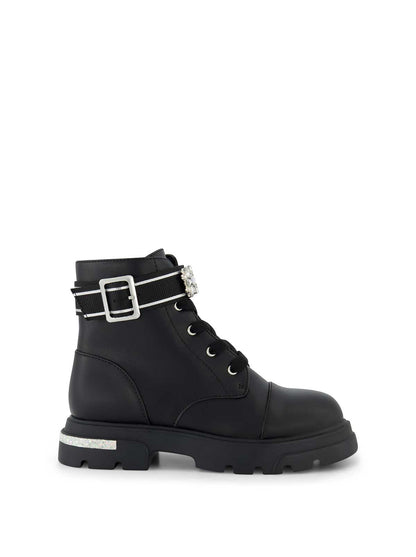 Little Girls' Rosa Brooch Boot in Black - Jessica Simpson Women