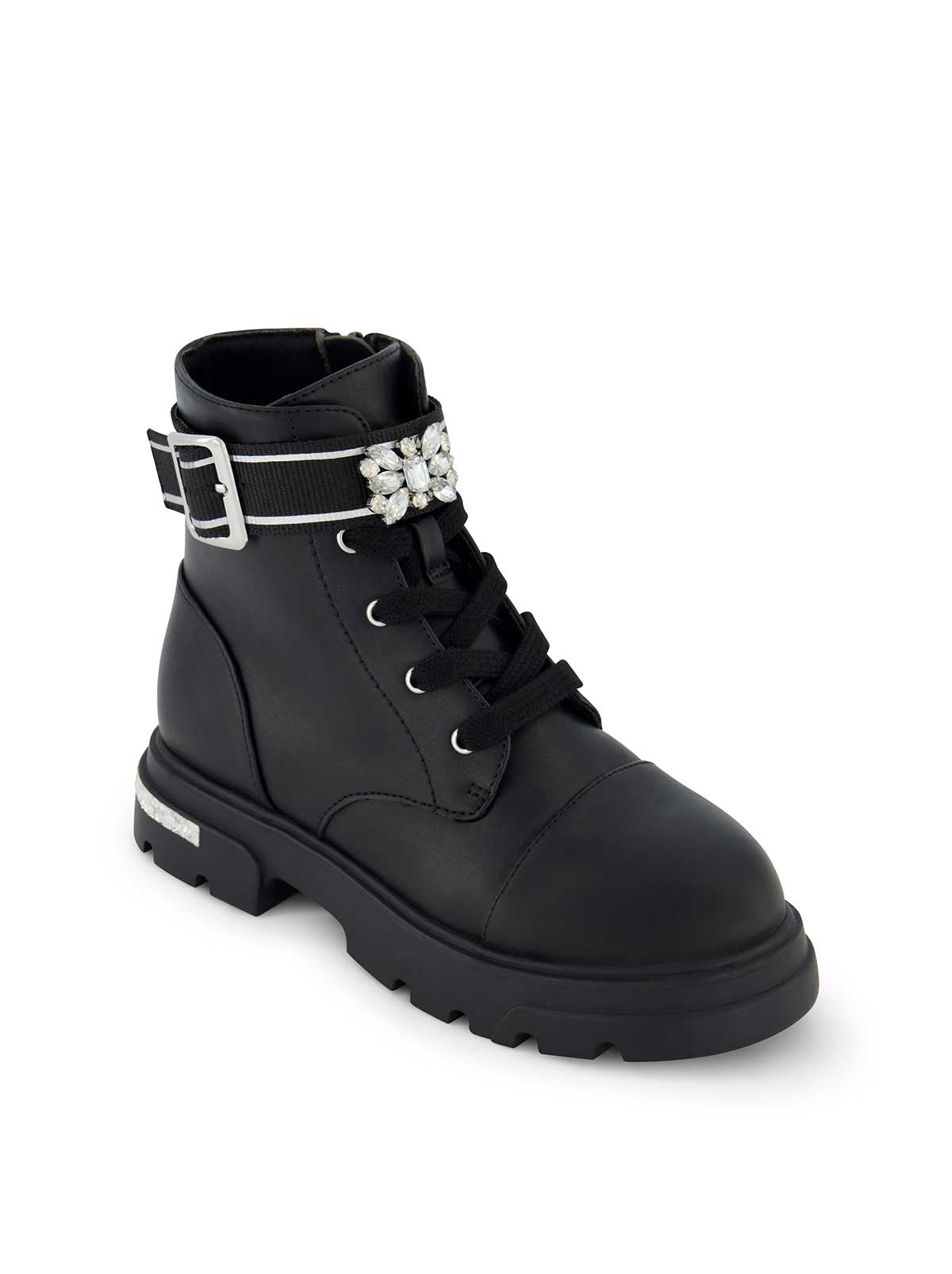 Little Girls' Rosa Brooch Boot in Black - Jessica Simpson Women