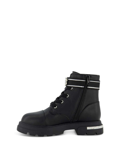 Little Girls' Rosa Brooch Boot in Black - Jessica Simpson Women