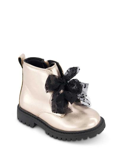 Toddler Daria Double Bow Boot in Champagne - Jessica Simpson Women