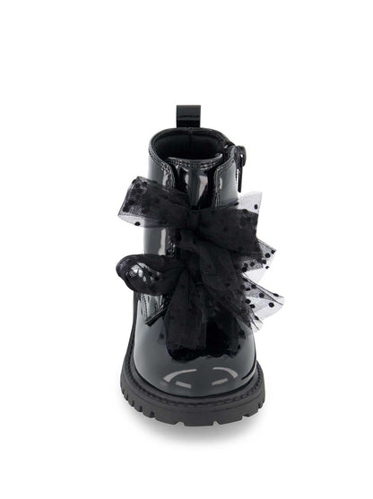 Toddler Daria Double Bow Boot in Black - Jessica Simpson Women