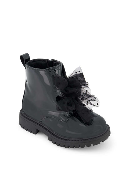 Toddler Daria Double Bow Boot in Black - Jessica Simpson Women