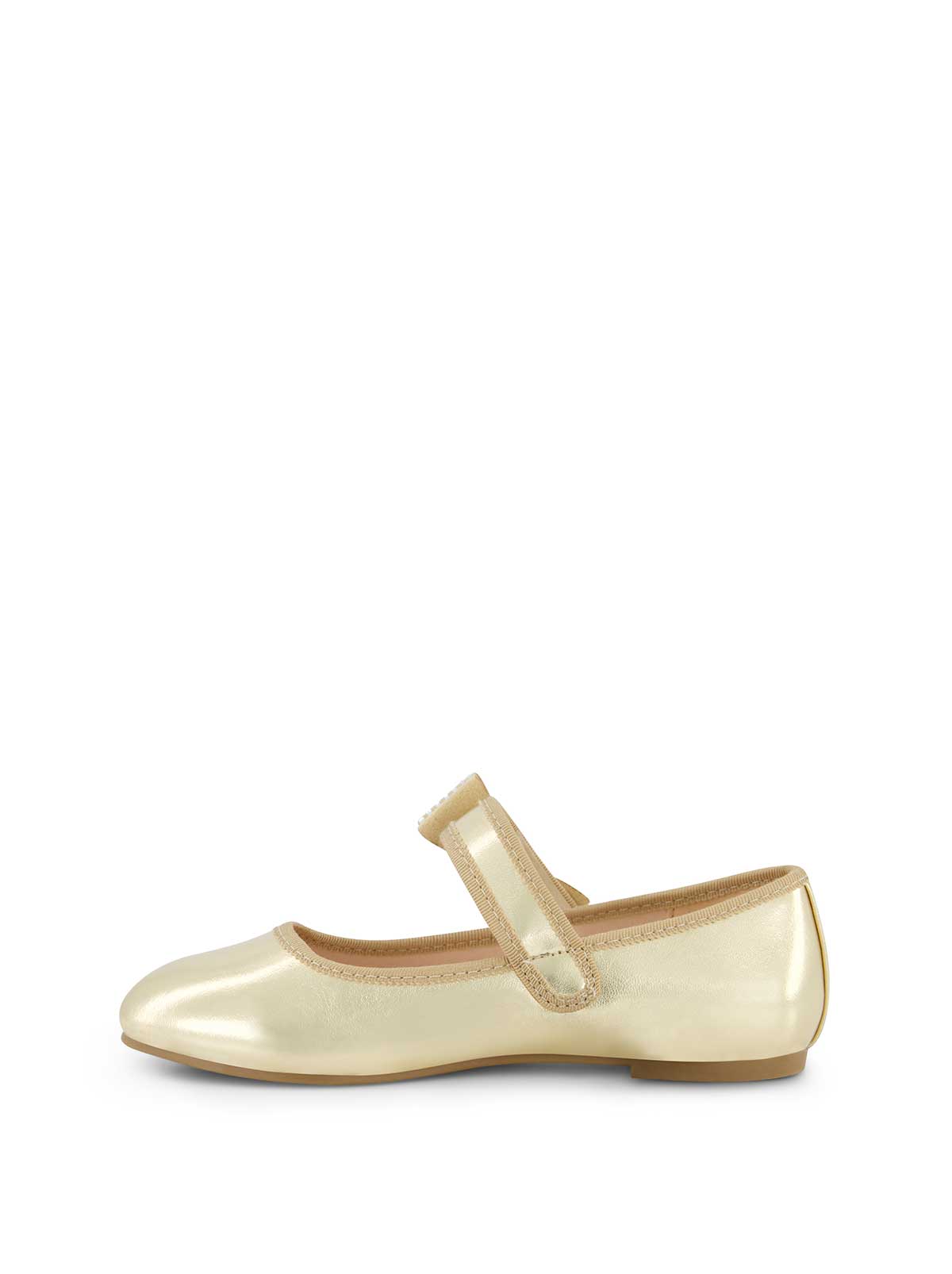 Little Girls' Amy Crystal Bow Ballet Flat in Gold - Jessica Simpson Women