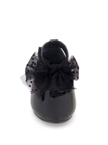 Toddler Amy Tulle Ballet Flat in Black - Jessica Simpson Women