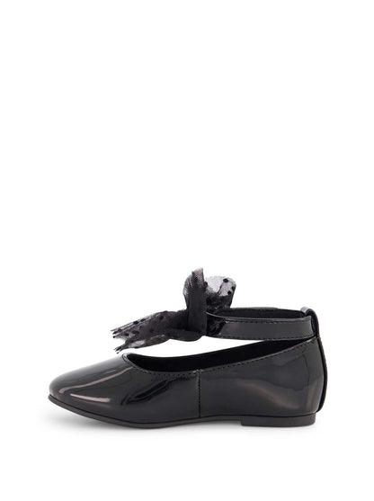 Toddler Amy Tulle Ballet Flat in Black - Jessica Simpson Women