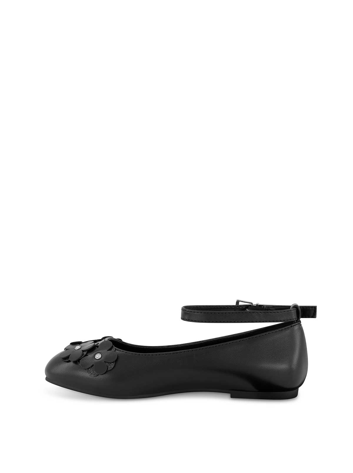 Little Girls' Amy Petal Ballet Flat in Black - Jessica Simpson Women
