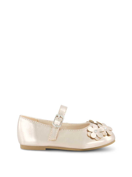 Toddler Amy Petal Ballet Flat in Champagne - Jessica Simpson Women