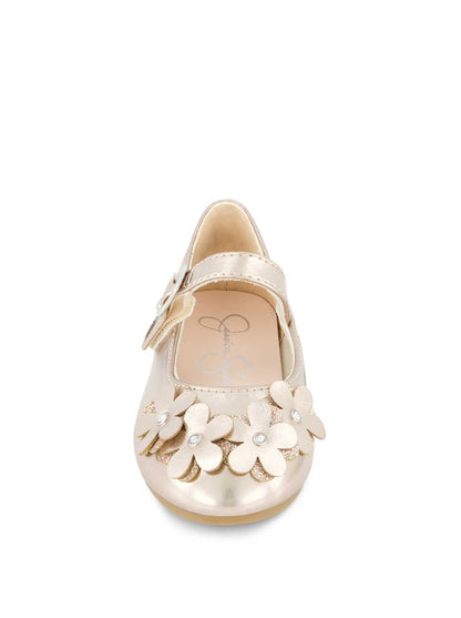 Toddler Amy Petal Ballet Flat in Champagne - Jessica Simpson Women