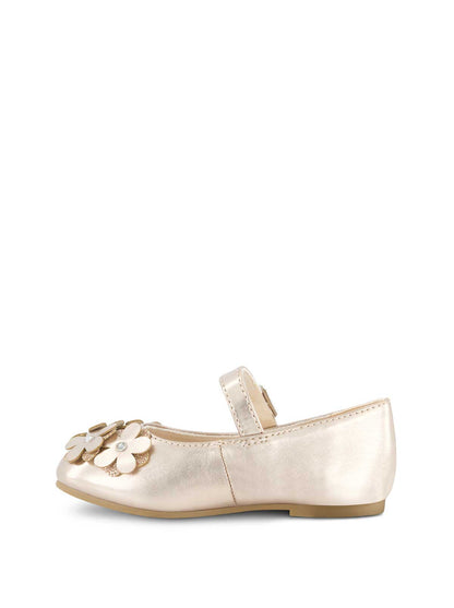 Toddler Amy Petal Ballet Flat in Champagne - Jessica Simpson Women