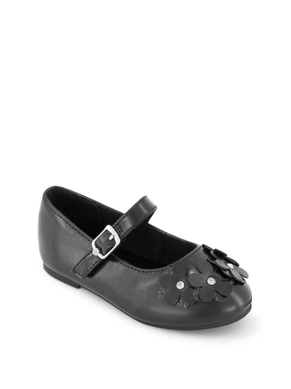 Toddler Amy Petal Ballet Flat in Black - Jessica Simpson Women