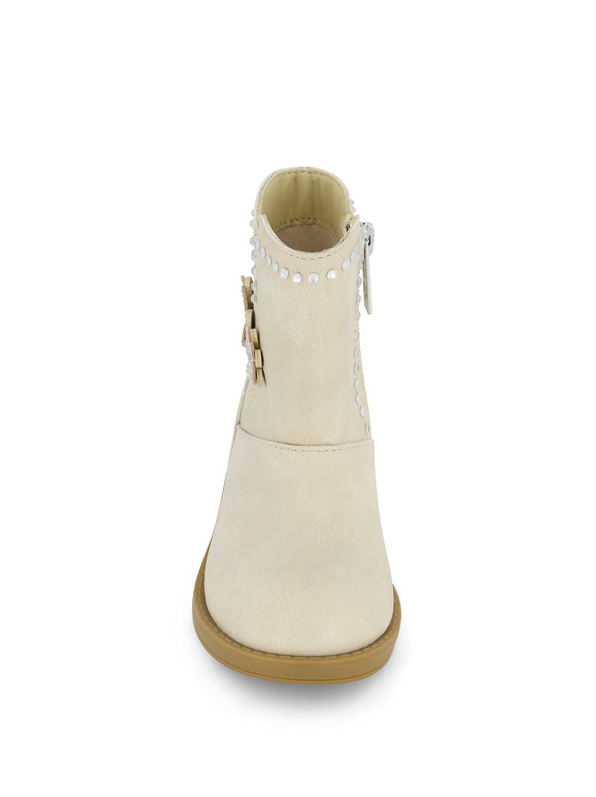Toddler Evie Flower Boot in Cream - Jessica Simpson Women