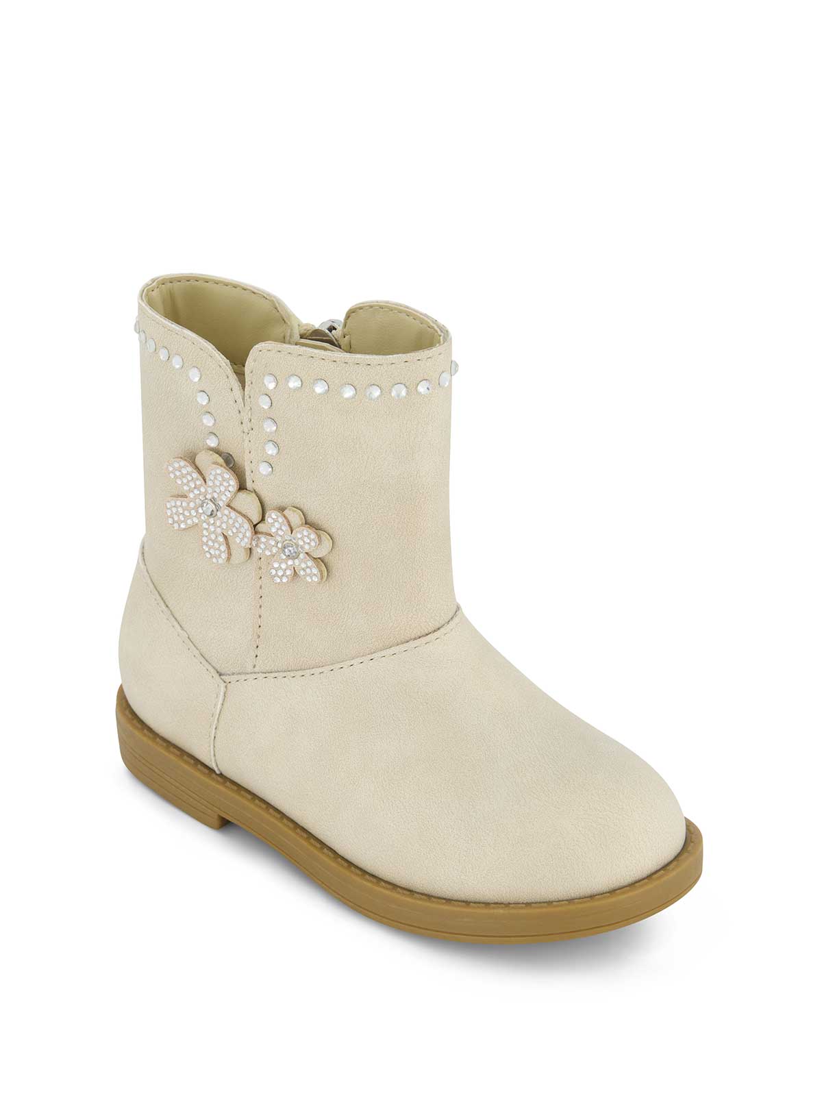 Toddler Evie Flower Boot in Cream - Jessica Simpson Women