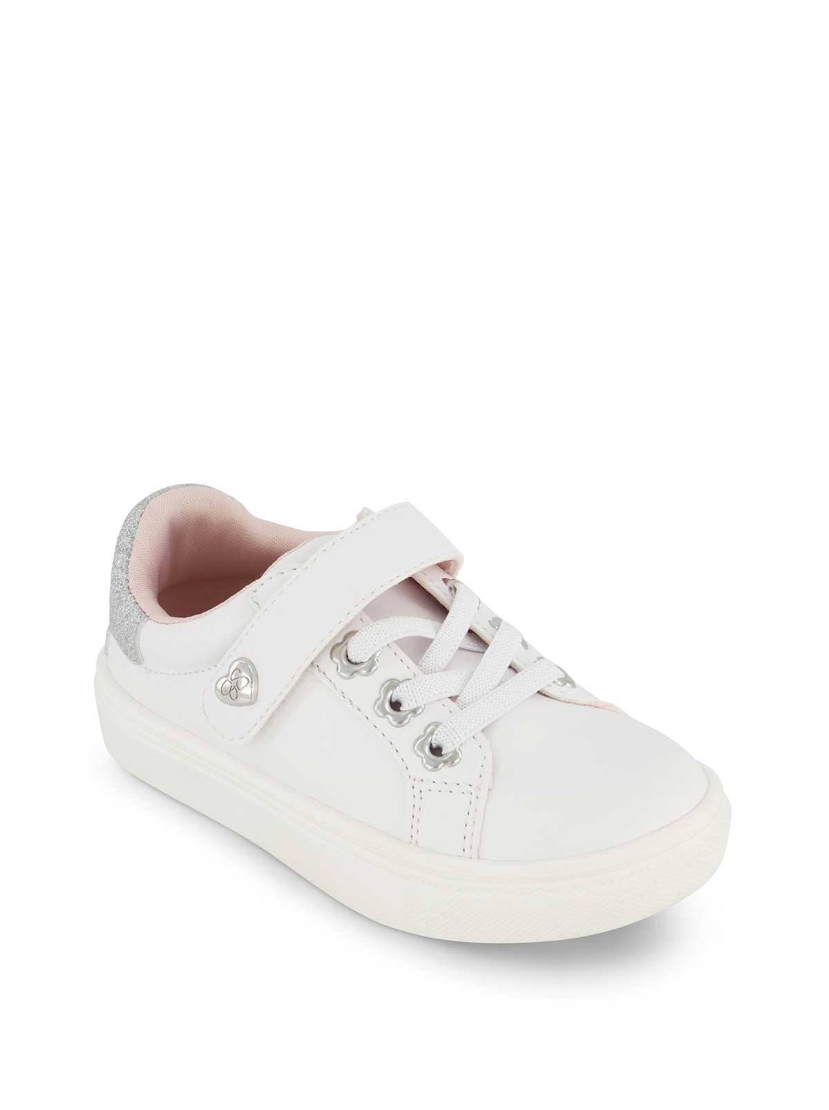 Toddler Gina Bijou Low Sneaker in White - Jessica Simpson Women