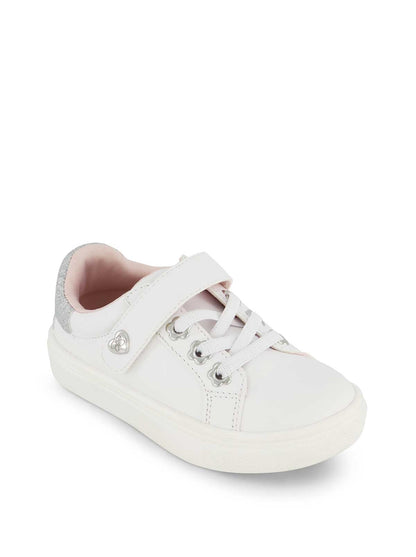 Toddler Gina Bijou Low Sneaker in White - Jessica Simpson Women