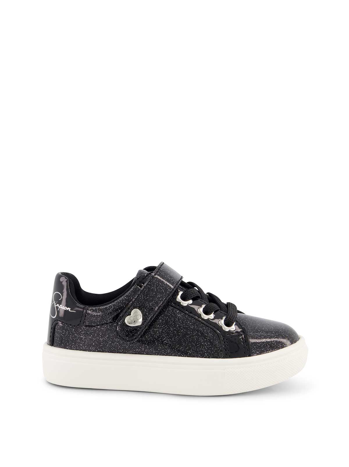 Toddler Gina Bijou Low Sneaker in Black - Jessica Simpson Women