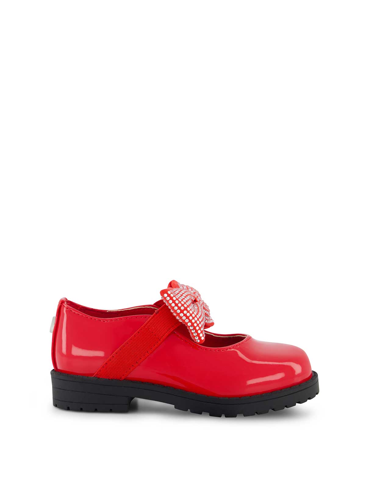 Toddler Aubrey Bow Flat in Red - Jessica Simpson Women