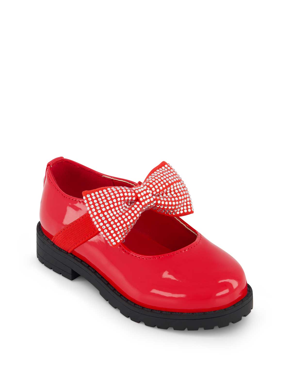 Toddler Aubrey Bow Flat in Red - Jessica Simpson Women