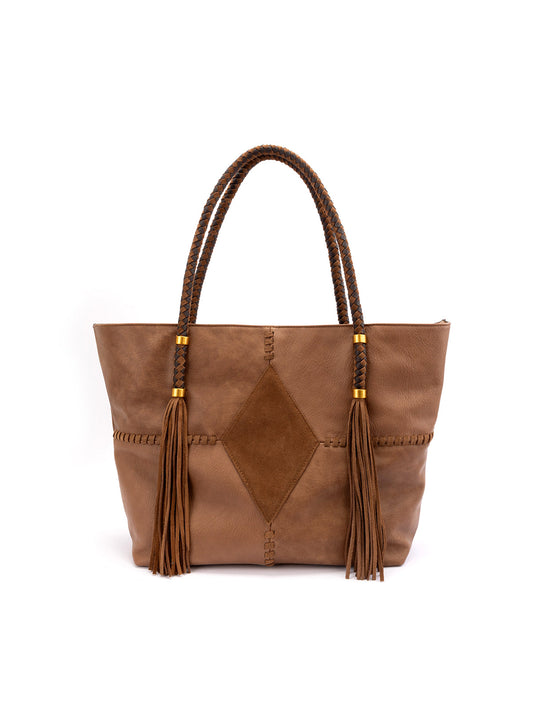 Darlene Tote in Almond Brown - Jessica Simpson Accessories