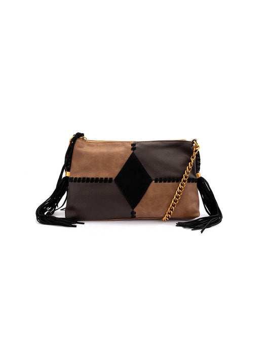 Darlene Crossbody in Almond Brown Multi - Jessica Simpson Accessories